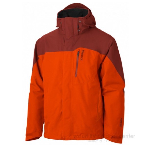 【土撥鼠 Marmot】S零碼1.7折》男 款 Gore-Tex 連帽兩件式防水外套/內件700FP羽絨外套_30420