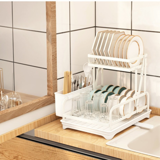 【AOTTO】廚房免安裝折疊瀝水收納碗架(收納架 置物架 瀝水架)