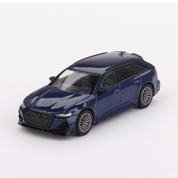 [玩三工作室] 送膠盒 MINI GT 574 奧迪 Audi ABT RS6-R 藍