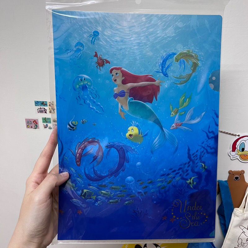 日本🇯🇵迪士尼 小美人魚 A4 資料夾