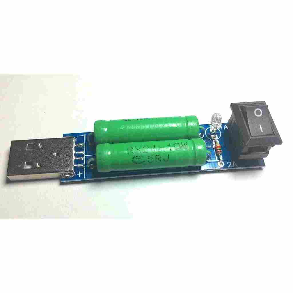 0408 USB電壓表電流表 5V 1A/2A 負載 測試電阻 USB 檢測 電壓 電流 假負載