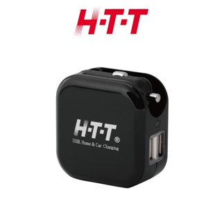 HTT 雙效智慧3.1A急速充電器(車用+旅充)HD-007 顏色隨機【福利品】