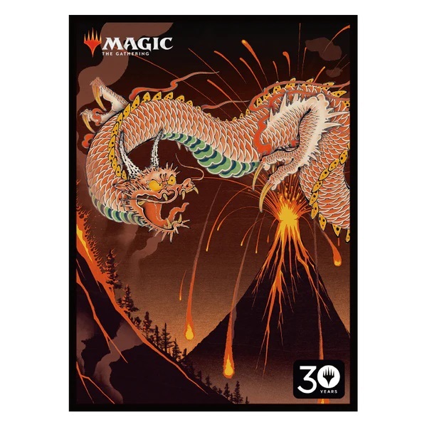 「紙牌屋」現貨 魔法風雲會 MTG 魔風 30th 西瓦巨龍 Dragón shivano 卡套 牌套