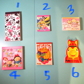 小筆記本 - Rody / Hello Kitty /真珠美人魚 / 白雪公主 / 小海豹