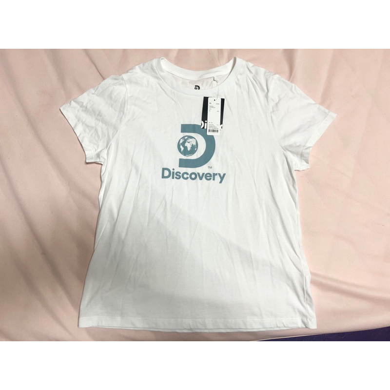 Lativ Discovery白T恤上衣（XL)