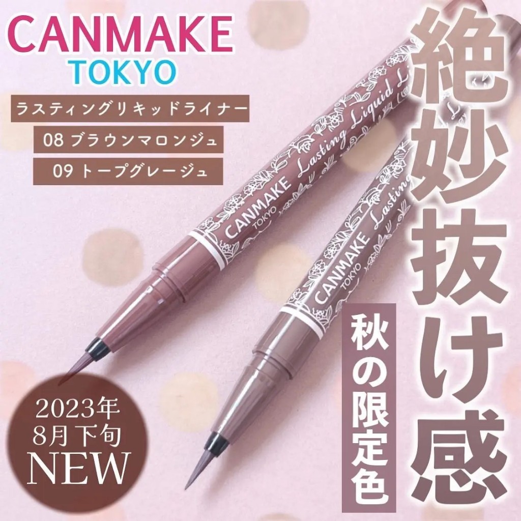 💞數量限定💞NI&amp;ZP 日本 數量限定 CANMAKE 眼線液筆 特殊色 新上市
