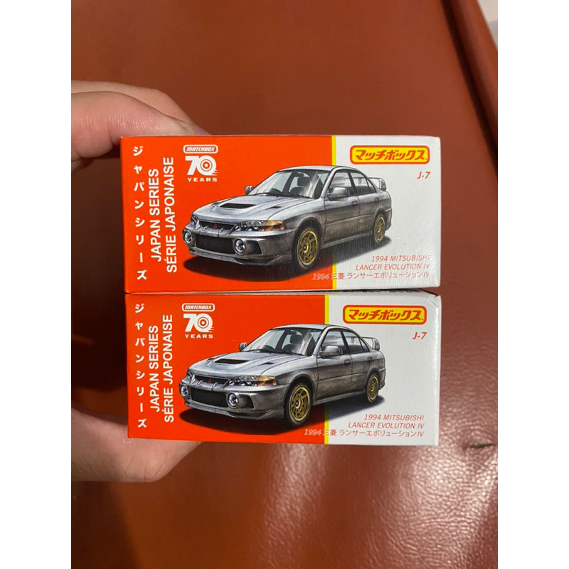 全新現貨 火柴盒 MATCHBOX 70週年 1944 MITSUBISHI LANCER EVOLUTION EVO