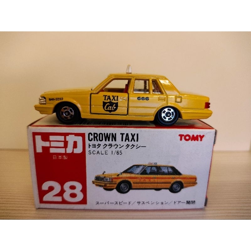 Tomy tomica Toyota crown taxi 計程車 日本製 中古品