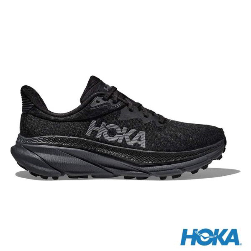 HOKA 男 Challenger 7 寬楦 全地形鞋 黑