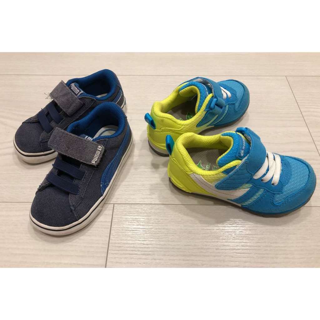 二手近全新 15CM寶寶鞋 日本專櫃品牌MOONSTAR及PUMA