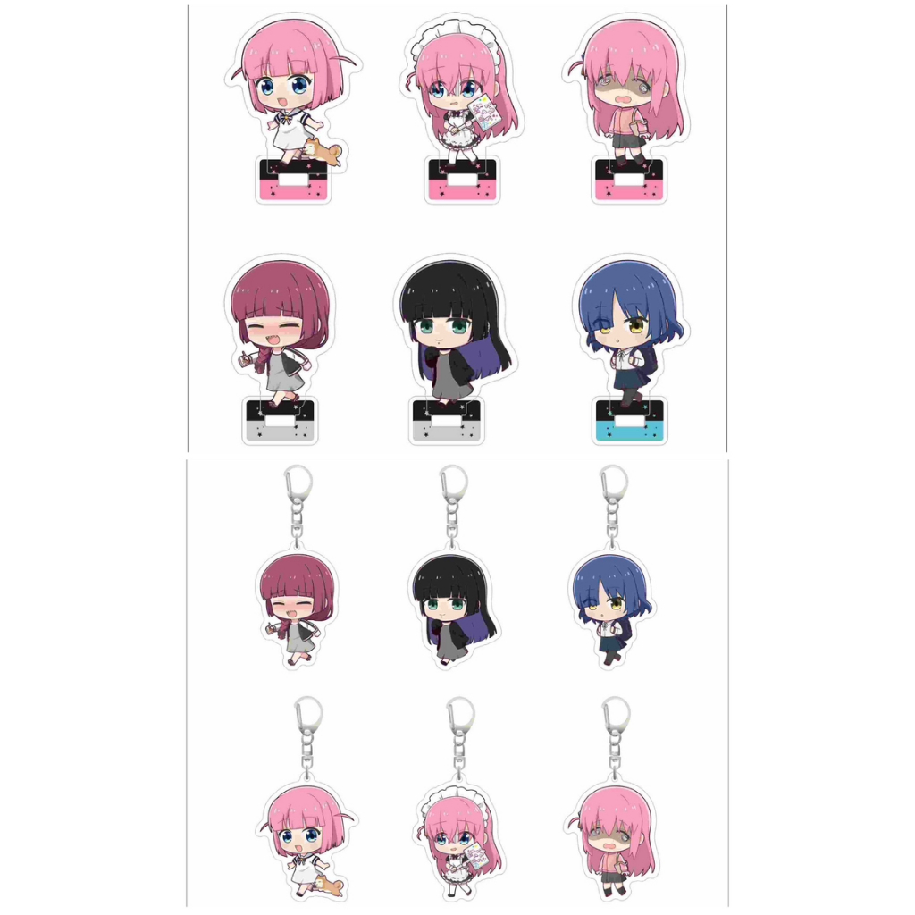 ⚡️J⚡️【現貨】孤獨搖滾 『夾層』 立牌 吊飾 動漫周邊 後藤一里 山田涼 伊地知虹夏 喜多郁代 星歌 菊里