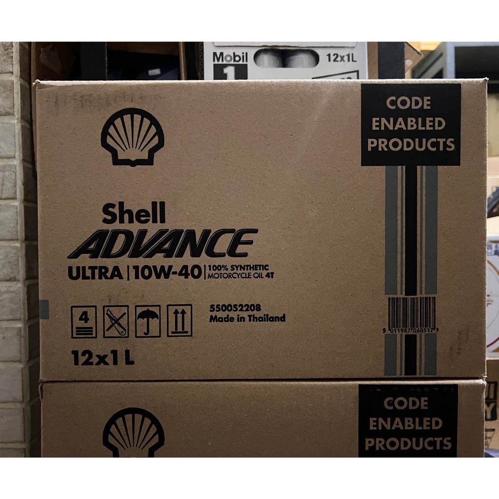 一箱2160元【阿齊】殼牌 英國製 Shell ADVANCE ULTRA 4T 10W40 機車機油 1L