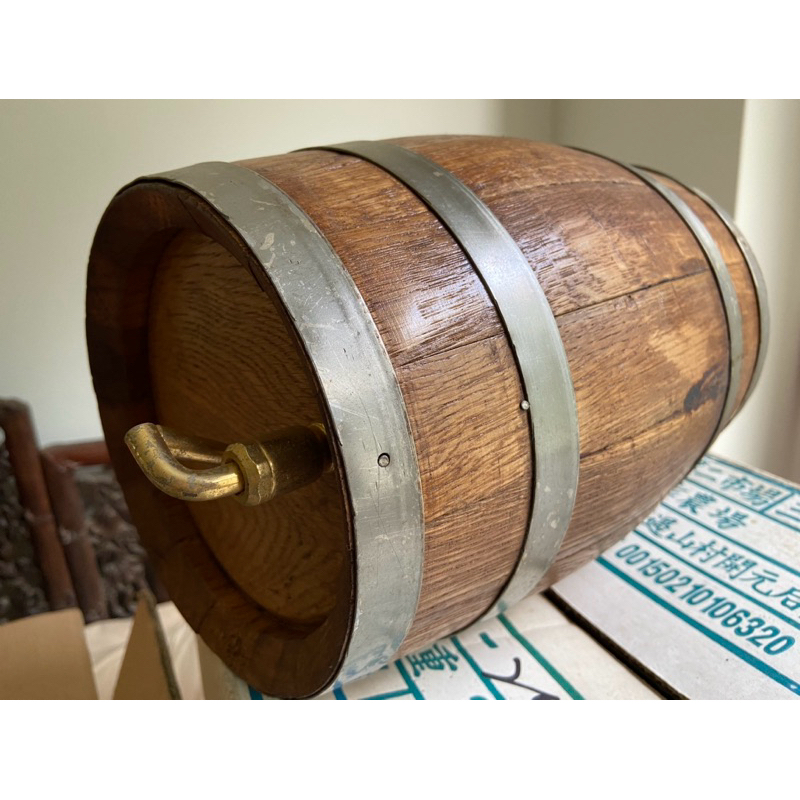 早期歐洲橡木實木桶 釀酒桶 高級裝飾品酒桶