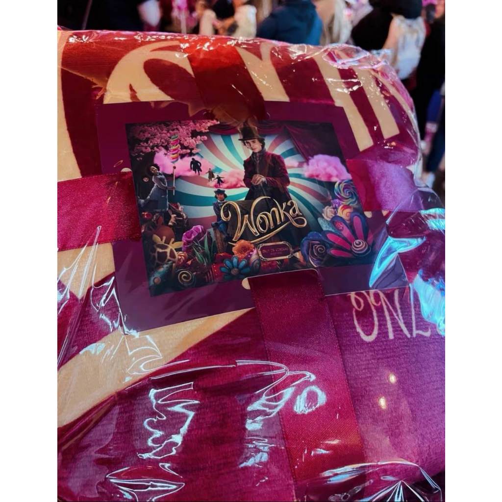 【 旺卡】Wonka 周邊毛毯 燈心絨帆布包 旅行套裝 眼罩 U型枕 烘焙手套 電影氣球 巧克力模具 正版授權電影院獨家