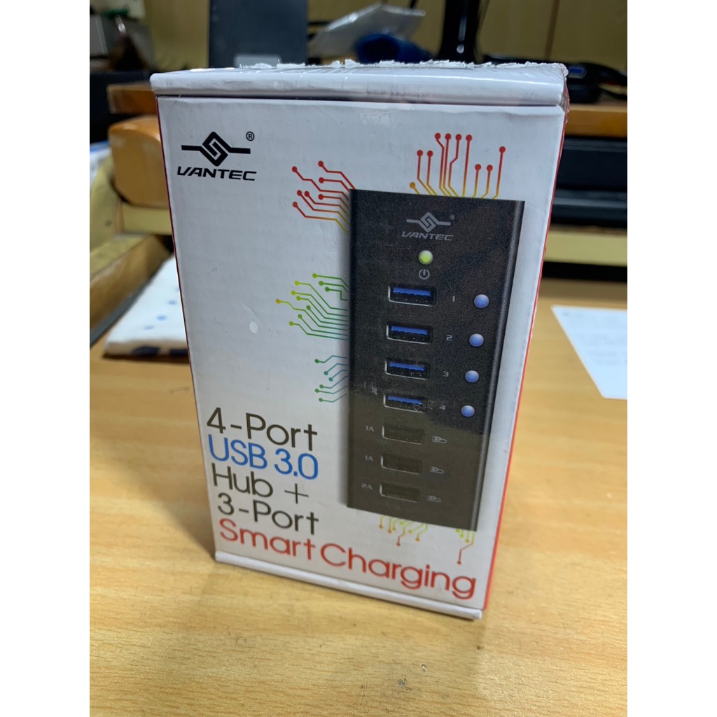 VANTEC USB3.0 HUB 充電 大安培 USB 3.0 HUB 集線器 鋁合金 7 10 PORT TYPEA