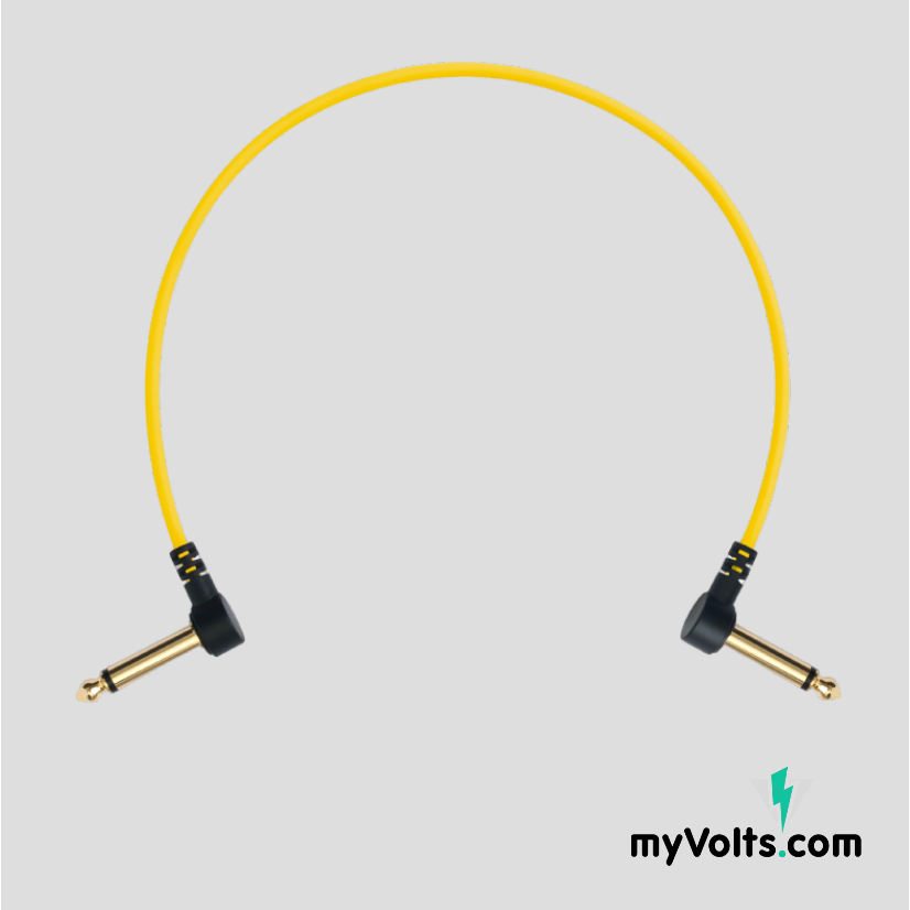 myVolts 效果器短導線 Candycords 6.3mm TS 吉他效果器導線 美國進口專業繽紛音源線