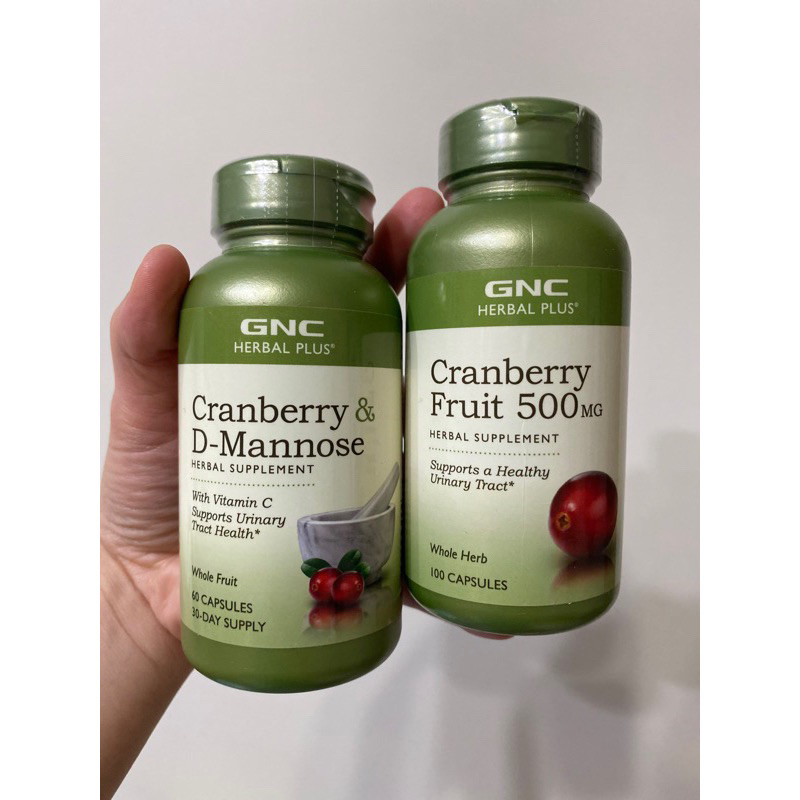 訂 GNC Cranberry 健安喜 蔓越梅 GNC 甘露糖 Cranberry&amp; D-Mannose 蔓越莓甘露醣
