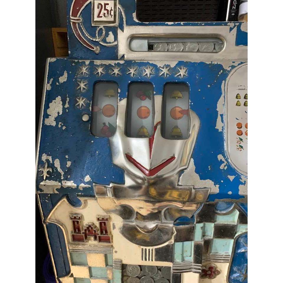 拉霸機 吃角子老虎機 mills slot machine 拉斯維加斯退役 機械式 ,收藏品