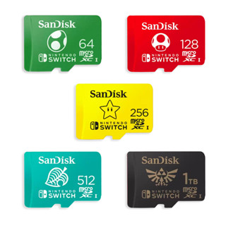 SanDisk 任天堂 Switch 專用 64G V30 U3 C10 A1 100MB/s 限定塗裝款 原廠公司貨