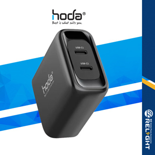 【hoda】極速智能45W充電頭 雙孔USB-C折疊插頭 PD+QC手機快充頭 支援iphone15系列 BSMI認證