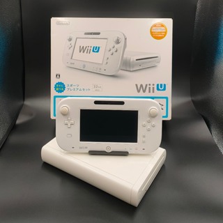 WII U主機 白色32GB日版 可玩WII/WII U遊戲片附6片遊戲片 (二手商品)【飛鴻數位館】