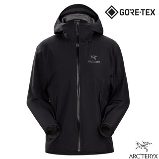 【ARCTERYX 始祖鳥】男 款防風防水透氣連帽外套 Beta LT Gore-Tex風雨衣_黑_X000007301