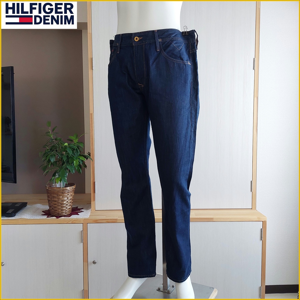🇯🇵日本古著✈️TOMMY HILFIGER 牛仔褲 W34腰 直筒牛仔褲 TOMMY HILFIGER M6597T