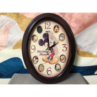 早期 絕版 Disney 迪士尼 米奇 高飛 米妮 唐老鴨 時鐘 掛鐘