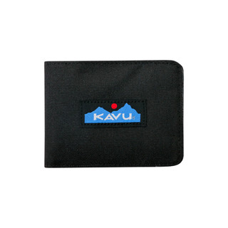 咪丸媽【西雅圖 KAVU】防潑水摺疊短夾 Watershed Wallet 烏黑