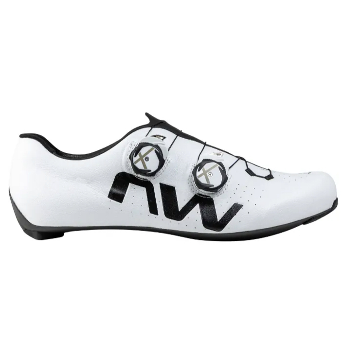 (騎蜂單車) 新款 免運 分期 送工具罐 NW 義大利 V-極限 公路車鞋 卡鞋 (Veloce Extreme ) 白