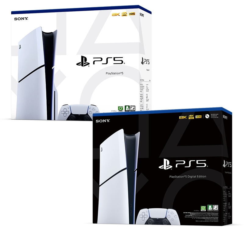 【可可電玩】&lt;現貨/預購&gt;PS5 Slim 光碟版 數位版 輕薄型主機 薄型機 PS5主機 Slim