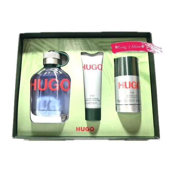 ❀Long༒Shine❀ 蝦皮發票【HUGO BOSS】優客 MAN 優客男性淡香水禮盒 ✨ 3件組【附贈紙袋】