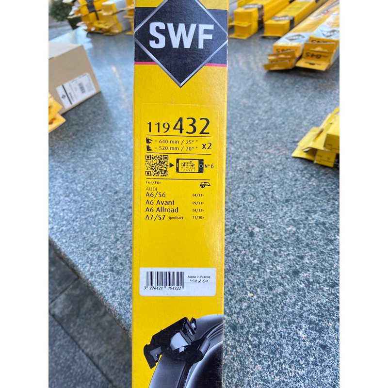 SWF 119-432 微波雨刷 25吋 20吋 AUDI A6 S6 A7 S7