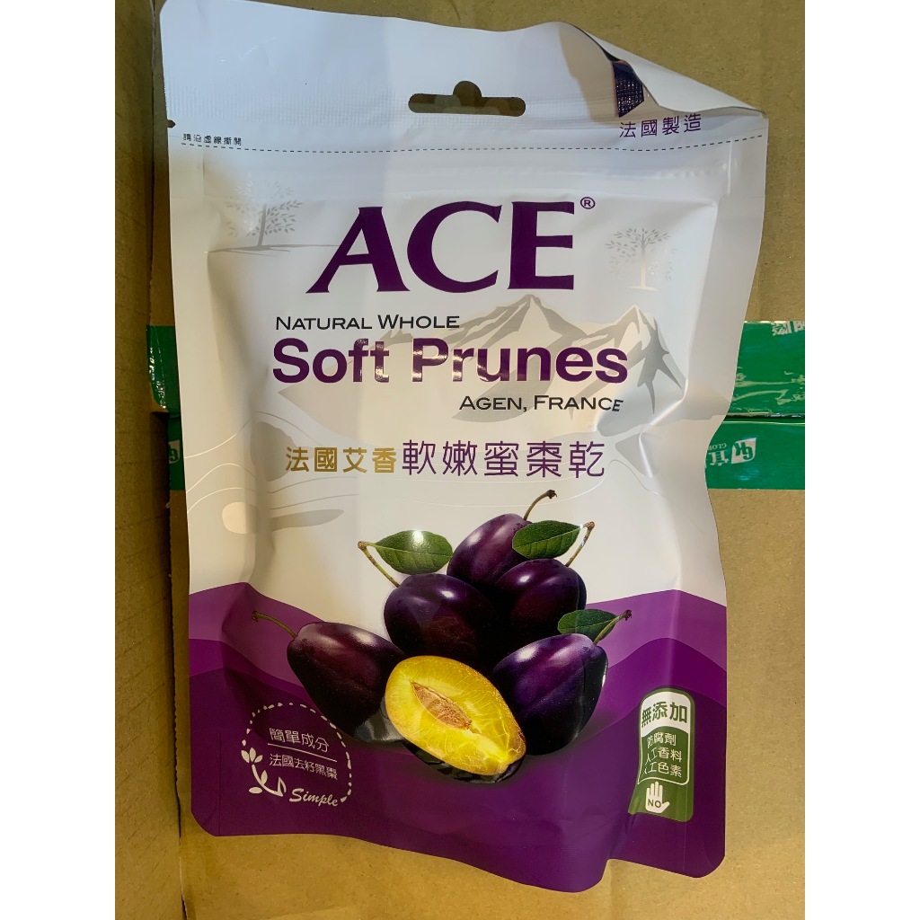 ACE 蜜棗乾  好吃超值 ~ ACE 法國艾香 軟嫩蜜棗乾 200g 夾鏈立袋裝 蔓越莓乾 櫻桃乾