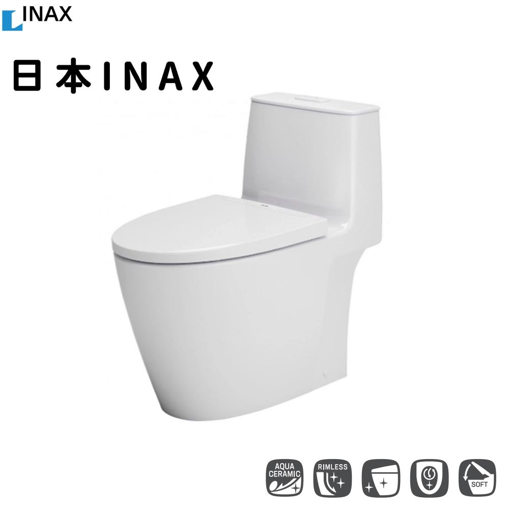 配合蝦皮券回饋現金10% INAX日本伊奈 日本第一衛浴品牌超奈米釉料水龍捲單體式馬桶 AC-902VN-TW/BW1