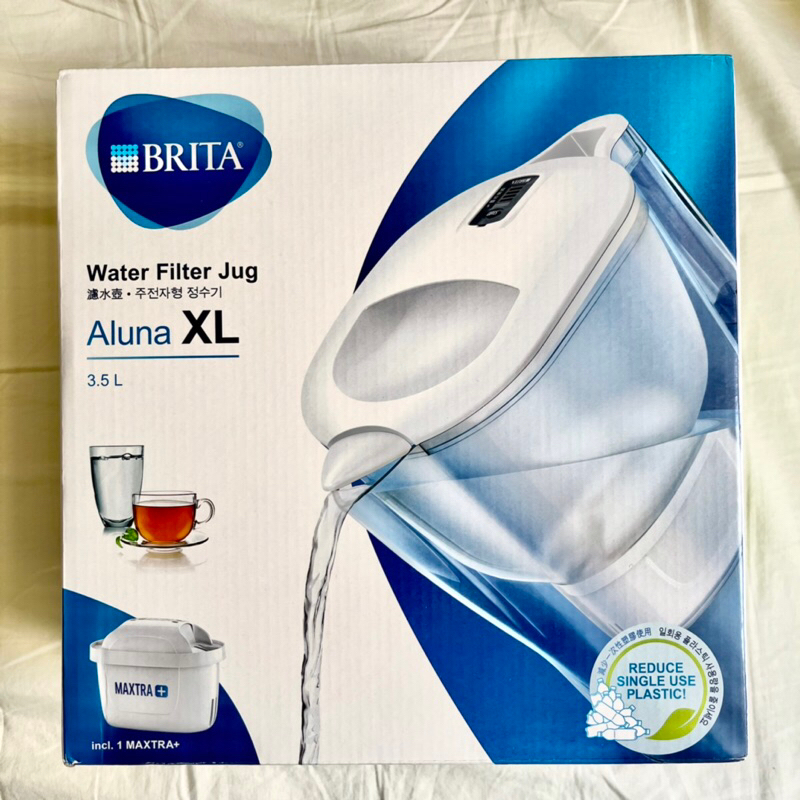 BRITA 濾水壺 Aluna XL (3.5公升）內含一個MAXTRA+濾芯 愛奴娜