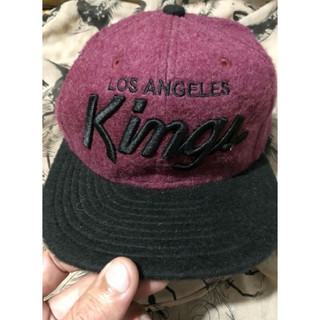 二手 古著 New Era NFL LA Kings 洛杉磯 國王 絨毛 全封 棒球帽 s 約56 cm 帽 帽子