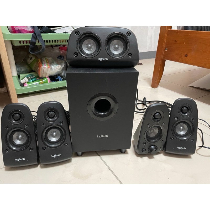 (極新)Logitech羅技z506 5.1聲道環繞喇叭