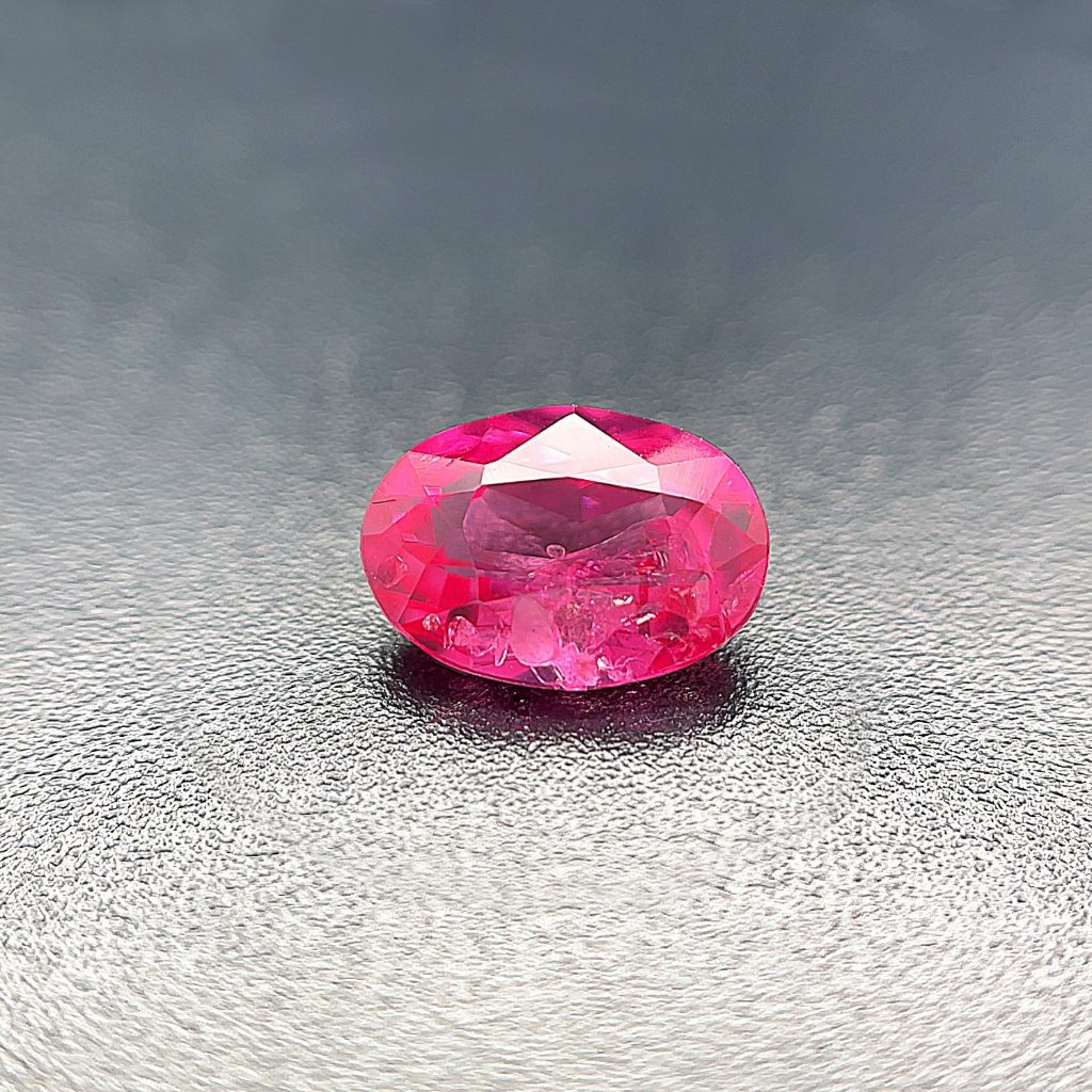 天然粉紅色尖晶石(Pink Spinel)裸石1.11ct [基隆克拉多色石]