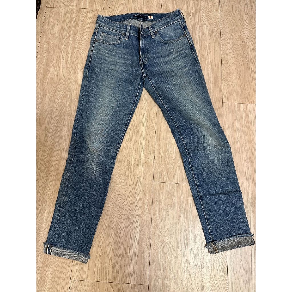 搬家大降價【LEVI’S Made &amp; Crafted】 BOYFRIEND款淺藍色牛仔褲 W24/L27 日本製