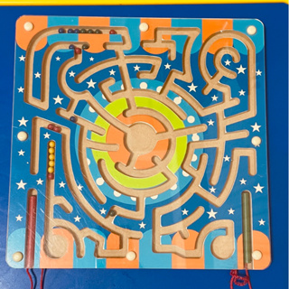 （二手玩具）Maze Series環狀迷宮 磁性運筆迷宮