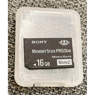PSP用 現貨 二手良品 附收納盒 SONY MS PRO Duo 16GB Mark2記憶卡