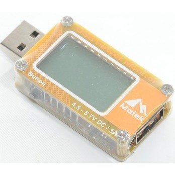 Matek 高精度 USB 電流 電壓表 功率容量測試儀