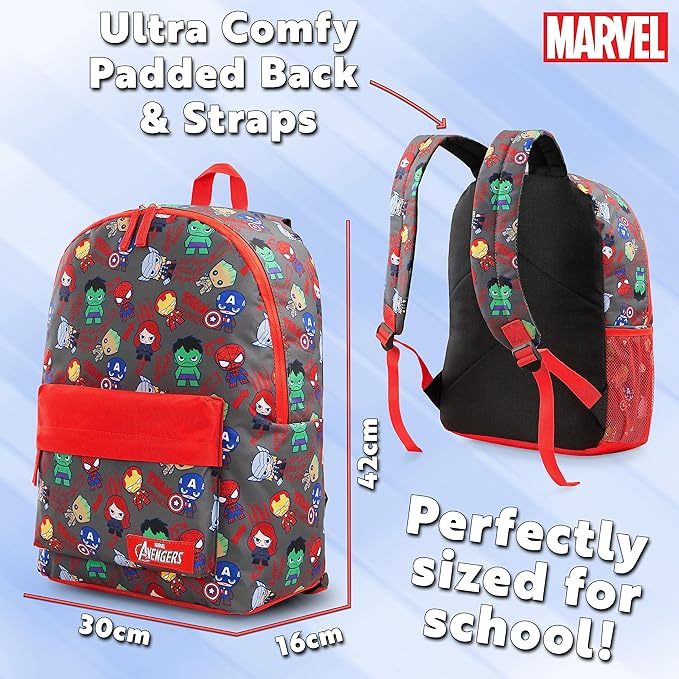 預購🚀正貨🚀英國專櫃 Marvel 蜘蛛人 美國隊長 浩克 兒童  書包 後背包 包包 鋼鐵人 浩克 索爾