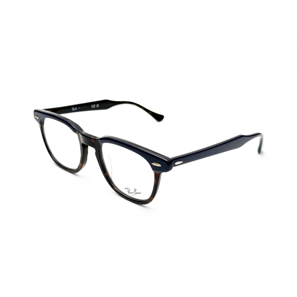 【Luxottica 公司貨】雷朋 Ray Ban RB5398F 8283 鏡框眼鏡 光學鏡架 木村拓哉新款 藍搭琥珀