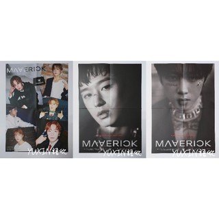 現貨✅ THE BOYZ 官方 摺疊海報 單曲三輯 MAVERICK 專輯 韓國進口