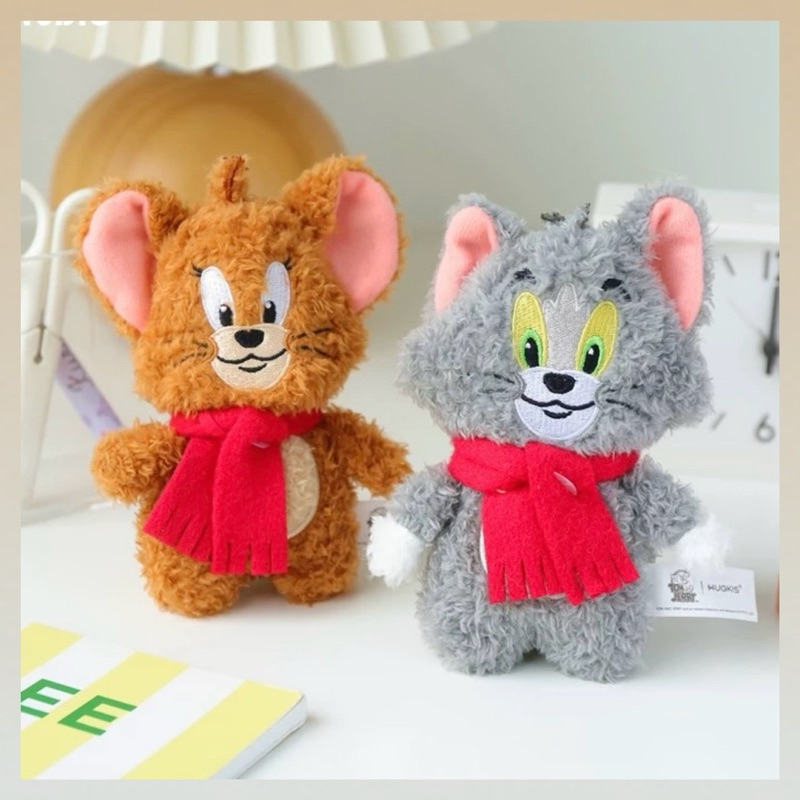 預購🍿 湯姆貓與傑利鼠娃娃吊飾鑰匙圈 圍巾系列🧣
