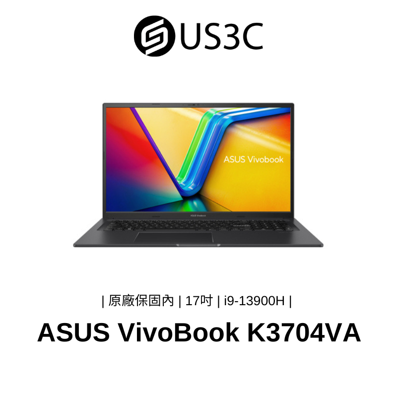 ASUS Vivobook K3704VA 17吋 FHD i9-13900H 8G 512G 效能筆電 福利品