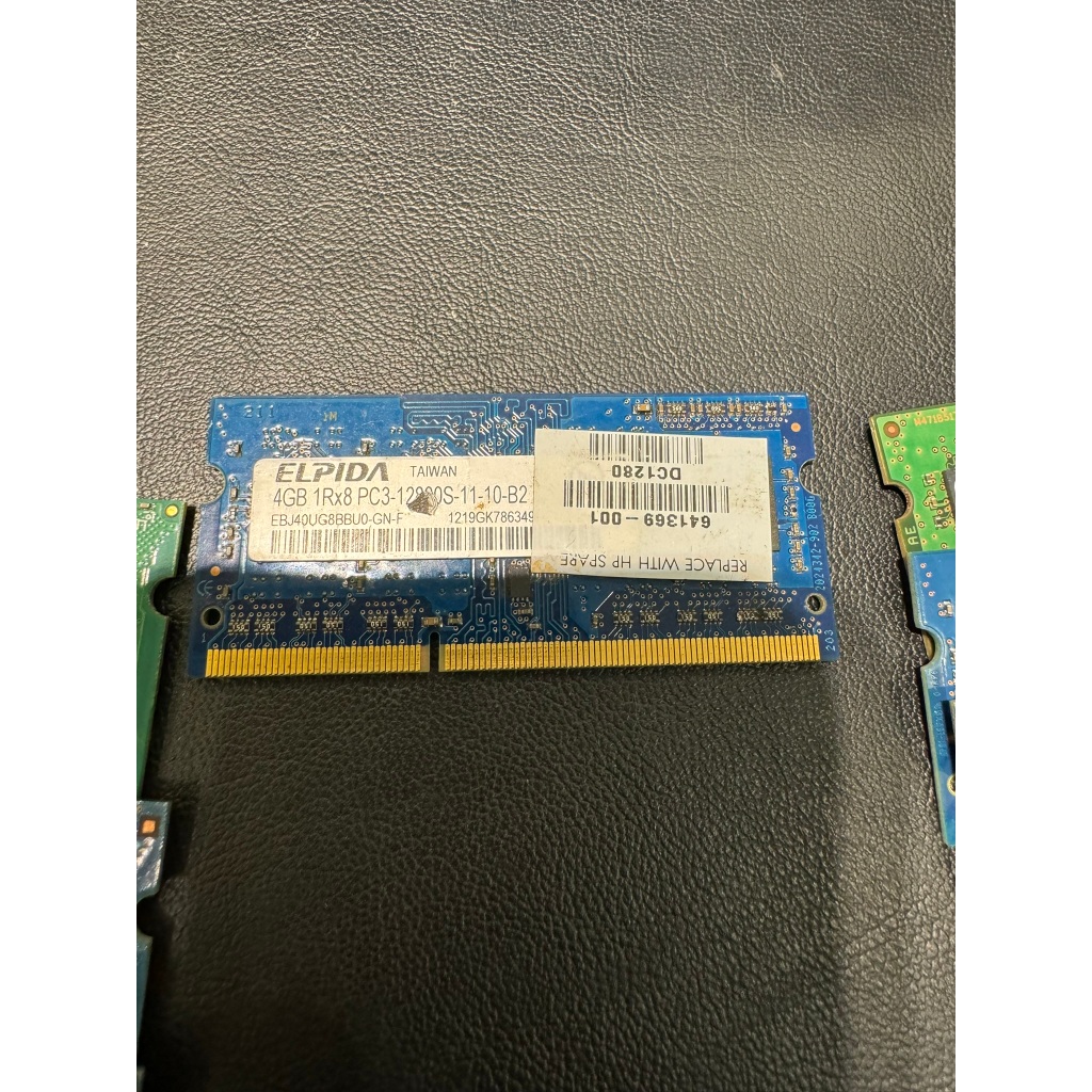 NB 筆電 DDR3 1600 4G 二手記憶體