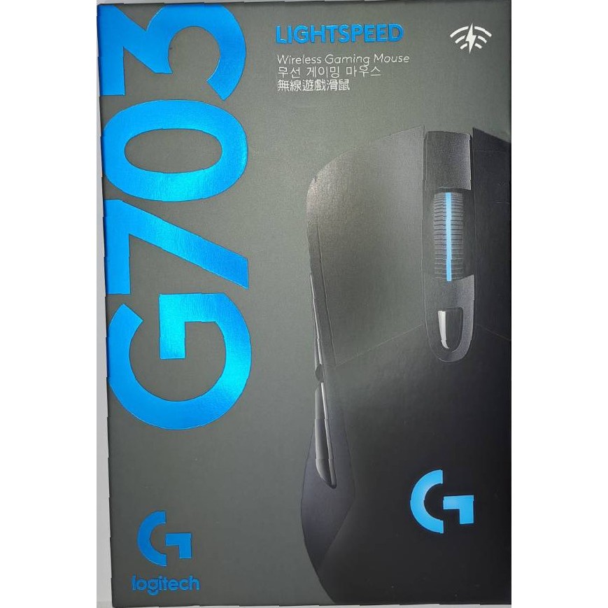 羅技 G703 LIGHTSPEED HERO 無線電競滑鼠 (有線/無線雙模連接)